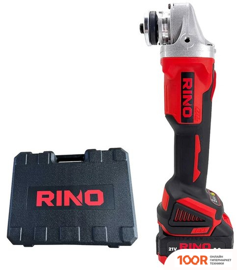 Угловая шлифмашина RINO GR1-2C (С 1-ИМ АКБ, КЕЙС) (395327)