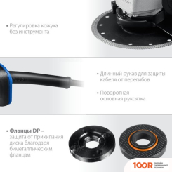 Угловая шлифмашина Зубр ПРОФЕССИОНАЛ УШМ-П180-2000 П (294042)