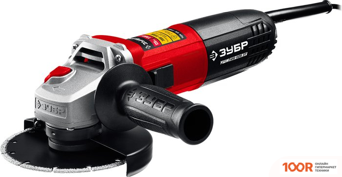 Угловая шлифмашина Зубр МАСТЕР УШМ-125-1105 ЭТ (294025)