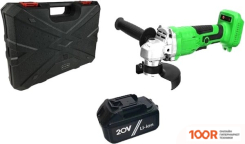 Угловая шлифмашина Zitrek AG 20 PRO (С 1-М АКБ, КЕЙС) (293964)