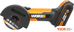 Угловая шлифмашина Worx WX801 (С 1-ИМ АКБ, КЕЙС) (293949)