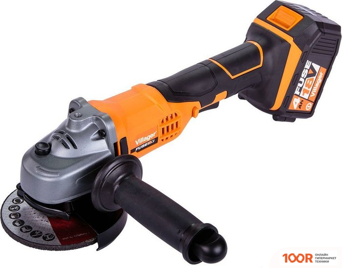 Угловая шлифмашина Villager VLN 4320 1BSC 056359 (С 1-ИМ АКБ, КЕЙС) (293905)