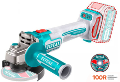 Угловая шлифмашина Total TAGLI211541 (С 1-ИМ АКБ, КЕЙС) (293862)