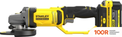Угловая шлифмашина Stanley SFMCG400M2K (С 2-МЯ АКБ, КЕЙС) (293816)