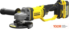 Угловая шлифмашина Stanley SFMCG400M2K (С 2-МЯ АКБ, КЕЙС) (293816)