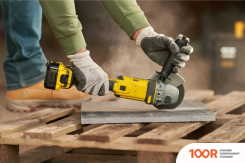 Угловая шлифмашина Stanley SFMCG400B (БЕЗ АКБ) (293815)