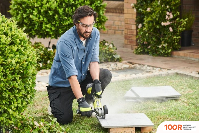 Угловая шлифмашина Ryobi RAG18125-0 5133005403 (БЕЗ АКБ) (293802)