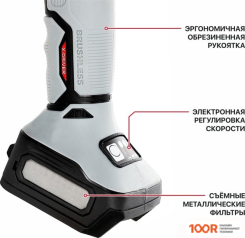 Угловая шлифмашина P.I.T. PWS20H-125D SOLO (БЕЗ АКБ) (293728)