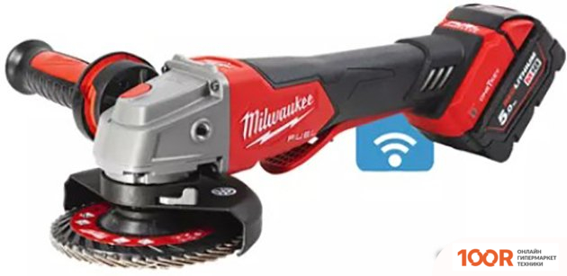 Угловая шлифмашина Milwaukee M18 ONEFSAG 125XPDB-502X FUEL 4933478435 (С 2-МЯ АКБ) (293674)