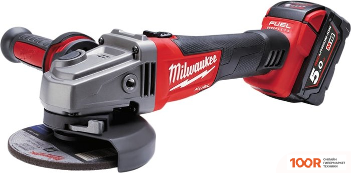 Угловая шлифмашина Milwaukee M18 CAG125X-502X FUEL 4933448866 (С 2-МЯ АКБ) (293648)