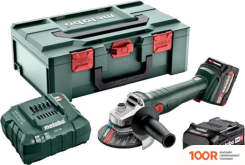 Угловая шлифмашина Metabo W 18 L 9-125 602247510 (С 2-МЯ АКБ, КЕЙС) (293577)