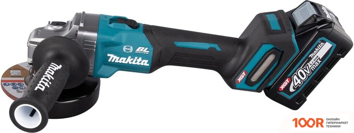 Угловая шлифмашина Makita GA004GZX1 (С 1-М АКБ, КЕЙС) (293499)