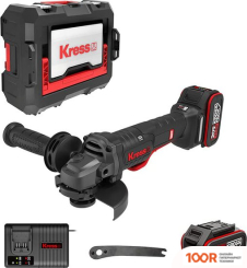 Угловая шлифмашина Kress KUH04 (С 2-МЯ АКБ, КЕЙС) (293451)