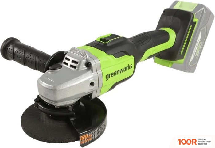Угловая шлифмашина Greenworks GD24AG 3200207 (БЕЗ АКБ) (293343)