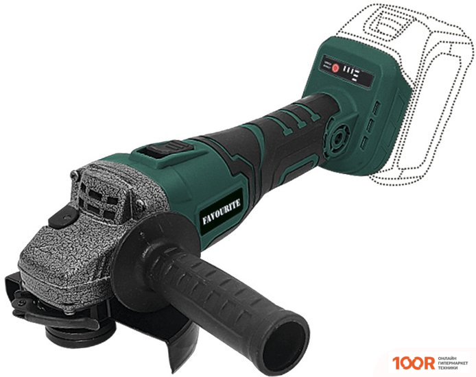 Угловая шлифмашина Favourite OBS 21 FG 125 (БЕЗ АКБ) (293268)