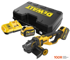 Угловая шлифмашина DeWalt DCG460X2 (С 2-МЯ АКБ, КЕЙС) (293174)