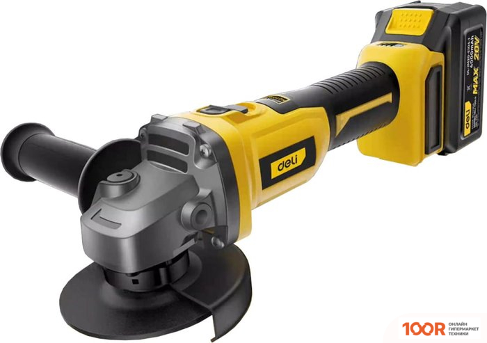 Угловая шлифмашина Deli DL-JM20-E1D4 103026 (С 2-МЯ АКБ, КЕЙС) (293127)