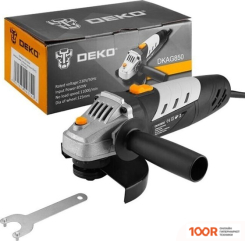 Угловая шлифмашина Deko DKAG850 (БЕЗ КЕЙСА) (293113)