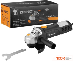 Угловая шлифмашина Deko DKAG750 (БЕЗ КЕЙСА) (293110)