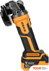 Угловая шлифмашина Deko DKAG20-125 (С 1-ИМ АКБ) (293098)