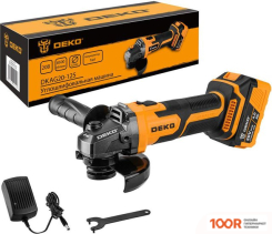 Угловая шлифмашина Deko DKAG20-125 (С 1-ИМ АКБ) (293098)