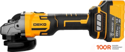 Угловая шлифмашина Deko DKAG-125 083-1063 (С 1-ИМ АКБ) (293077)