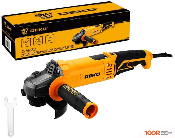 Угловая шлифмашина Deko AG1400DK 083-1027 (293069)