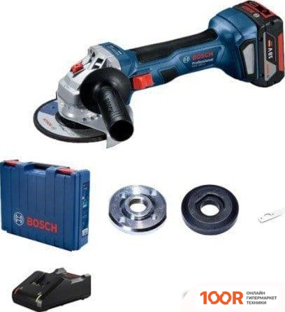 Угловая шлифмашина Bosch GWS 180-LI PROFESSIONAL 06019H90R1 (С 1-М АКБ, КЕЙС) (292914)