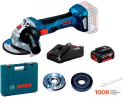 Угловая шлифмашина Bosch GWS 180-LI PROFESSIONAL 06019H9025 (С 1-ИМ АКБ, КЕЙС) (292912)