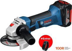 Угловая шлифмашина Bosch GWS 18-125 V-LI PROFESSIONAL 0615990L6G (С 1-М АКБ 4AH) (292907)
