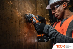 Угловая шлифмашина AEG Powertools BEWS 18-125BLPX2-502C 4935480858 (С 2-МЯ АКБ) (292847)