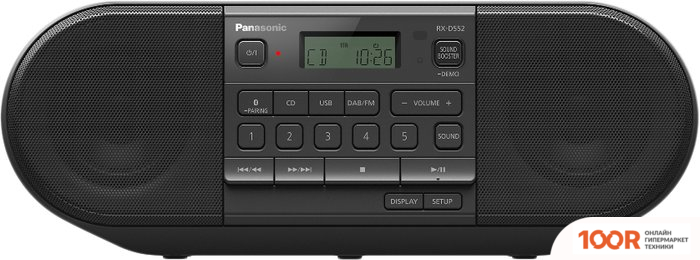Музыкальный центр Panasonic RX-D552E-K (173964)