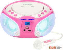 Музыкальный центр Lenco SCD-650PK (РОЗОВЫЙ) (173944)