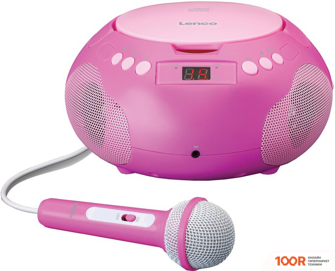 Музыкальный центр Lenco SCD-620PK (РОЗОВЫЙ) (173942)