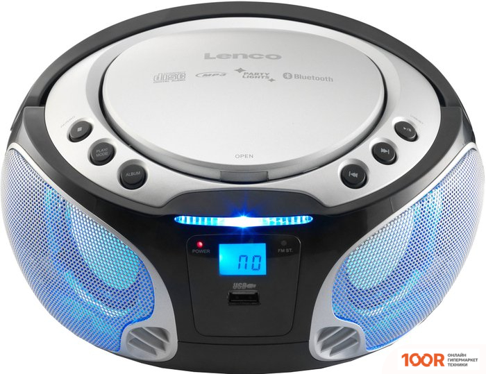 Музыкальный центр Lenco SCD-550SI (СЕРЕБРИСТЫЙ) (173939)