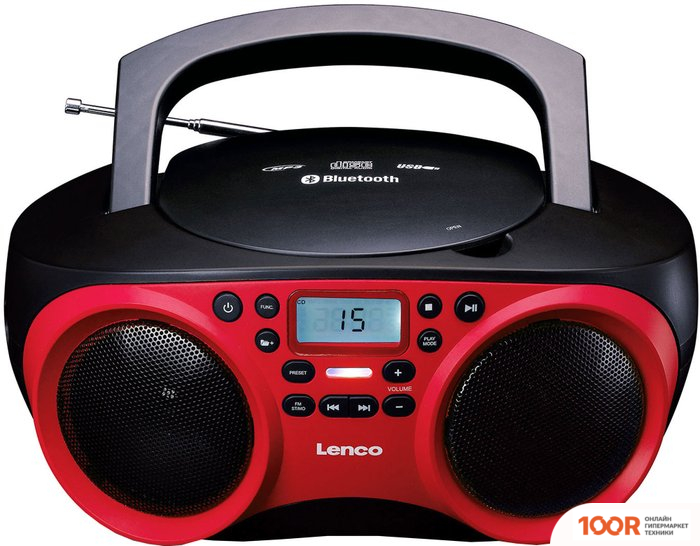 Музыкальный центр Lenco SCD-501RD (КРАСНЫЙ/ЧЕРНЫЙ) (173935)