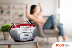 Музыкальный центр Lenco SCD-420RD (КРАСНЫЙ) (173931)