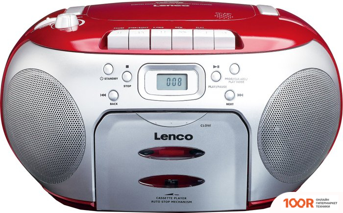 Музыкальный центр Lenco SCD-420RD (КРАСНЫЙ) (173931)