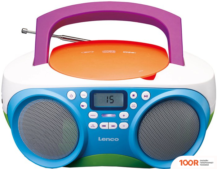 Музыкальный центр Lenco SCD-41 (БЕЛЫЙ/ГОЛУБОЙ) (173930)