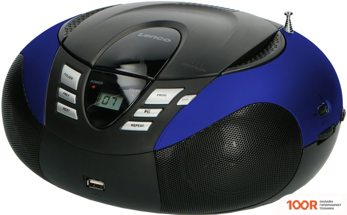 Музыкальный центр Lenco SCD-37 USB (СИНИЙ) (173926)