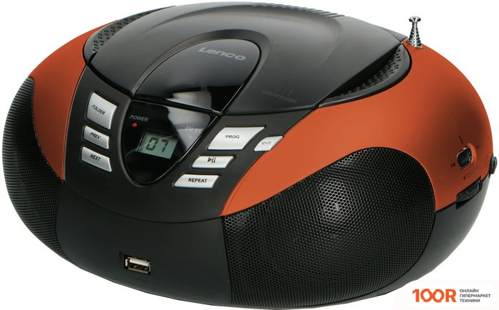 Музыкальный центр Lenco SCD-37 USB (ОРАНЖЕВЫЙ) (173923)