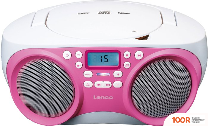 Музыкальный центр Lenco SCD-301PK (РОЗОВЫЙ) (173920)