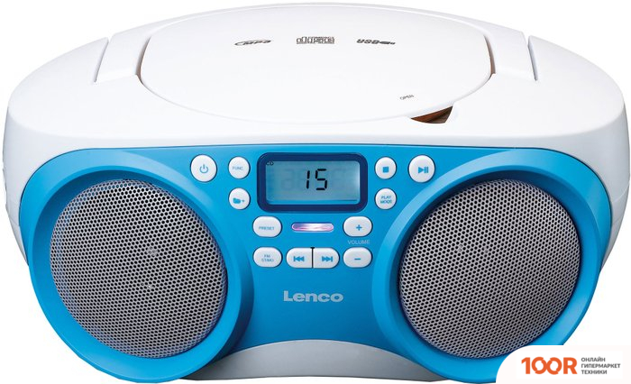 Музыкальный центр Lenco SCD-301BU (СИНИЙ) (173918)