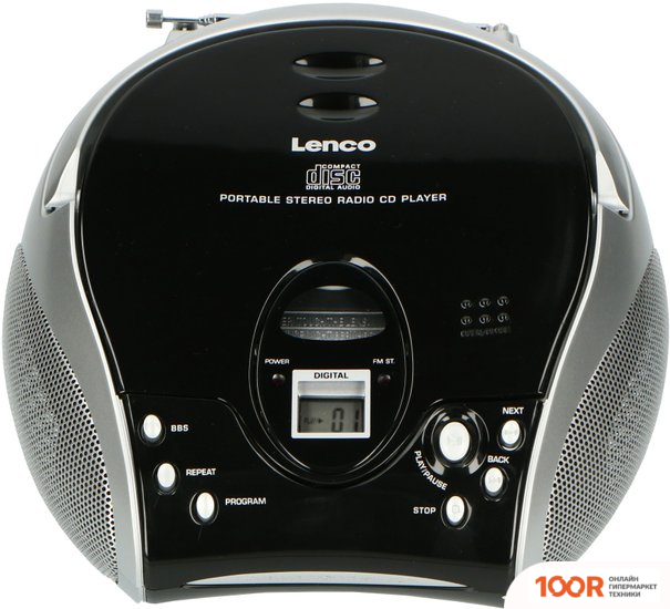 Музыкальный центр Lenco SCD-24 (ЧЕРНЫЙ/СЕРЕБРИСТЫЙ) (173912)