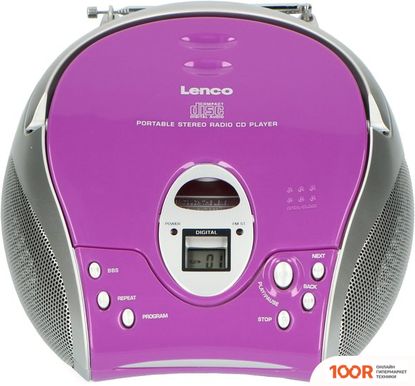 Музыкальный центр Lenco SCD-24 (ФИОЛЕТОВЫЙ) (173911)