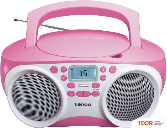 Музыкальный центр Lenco SCD-200PK (РОЗОВЫЙ) (173905)