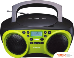 Музыкальный центр Lenco SCD-200LM (САЛАТОВЫЙ/ЧЕРНЫЙ) (173904)