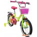 Детский велосипед AIST Lilo 16 (лимонный/розовый, 2020)