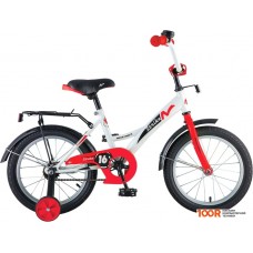 Детский велосипед Novatrack Strike 20 (белый/красный)