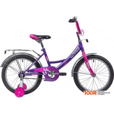 Детский велосипед Novatrack Vector 18 (фиолетовый/розовый, 2019)